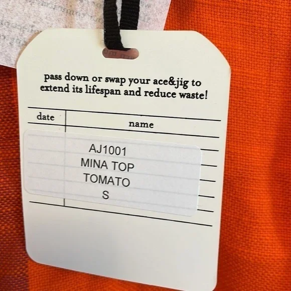 NWT Ace & Jig Mina Top in Tomato - Picture 3 of 7